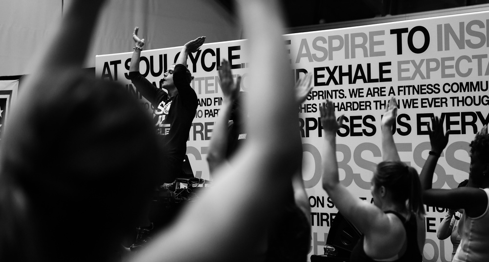 Cycling with the soul; USO hosts indoor exercise program