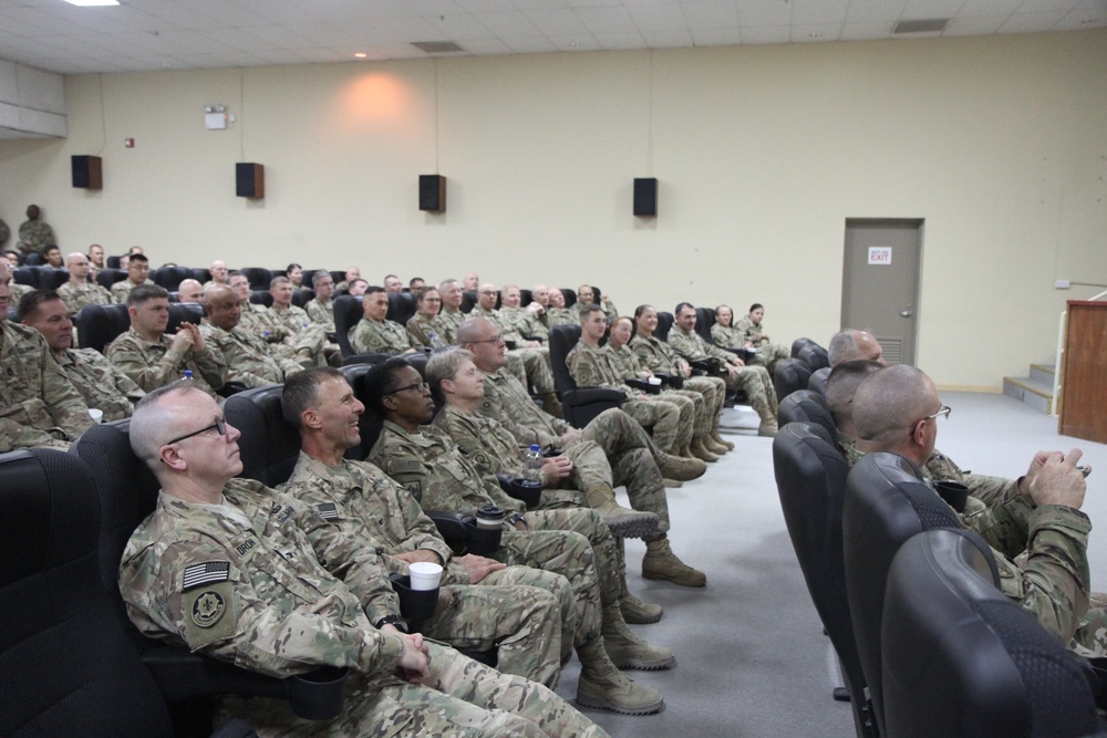 79th SSC commanding general visits Soldiers deployed in Kuwait