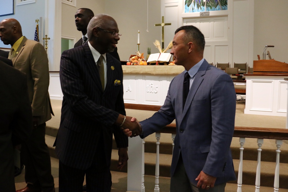 3ID represents at 14th Annual Hinesville Thanksgiving service
