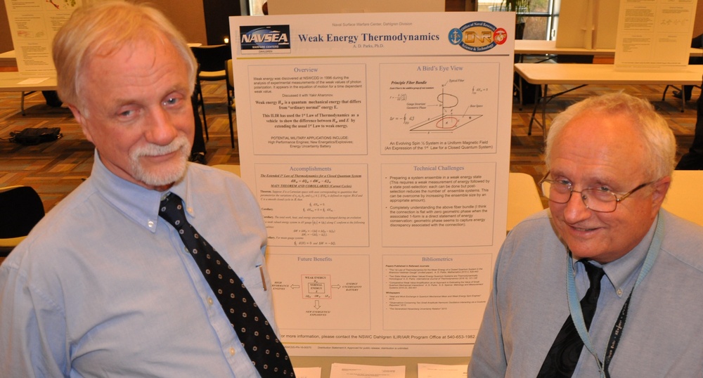 NSWC Dahlgren Division Honors Scientist for Research on ‘Peculiar’ Quantum Mechanical Energy