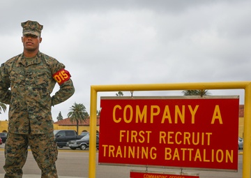 Alpha Company Marine Leaves Home to Join the Corps