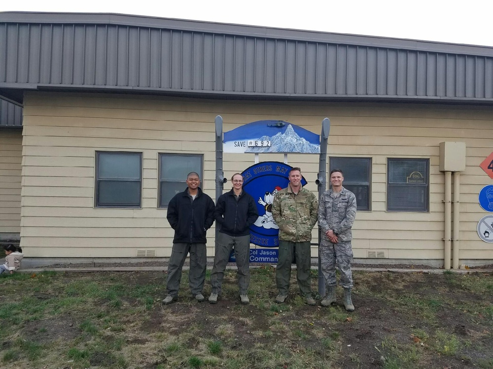 36th Rescue Squadron saves injured hunter in Idaho