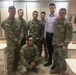 ‘Sky Soldiers’ break from training to spend the afternoon with Latvian students