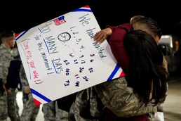 335th FS, 4th MXG Airmen return from deployment supporting OIR