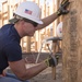 Members of Coast Guard Station Los Angeles volunteer with Habitat for Humanity