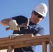 Members of Coast Guard Station Los Angeles volunteer with Habitat for Humanity