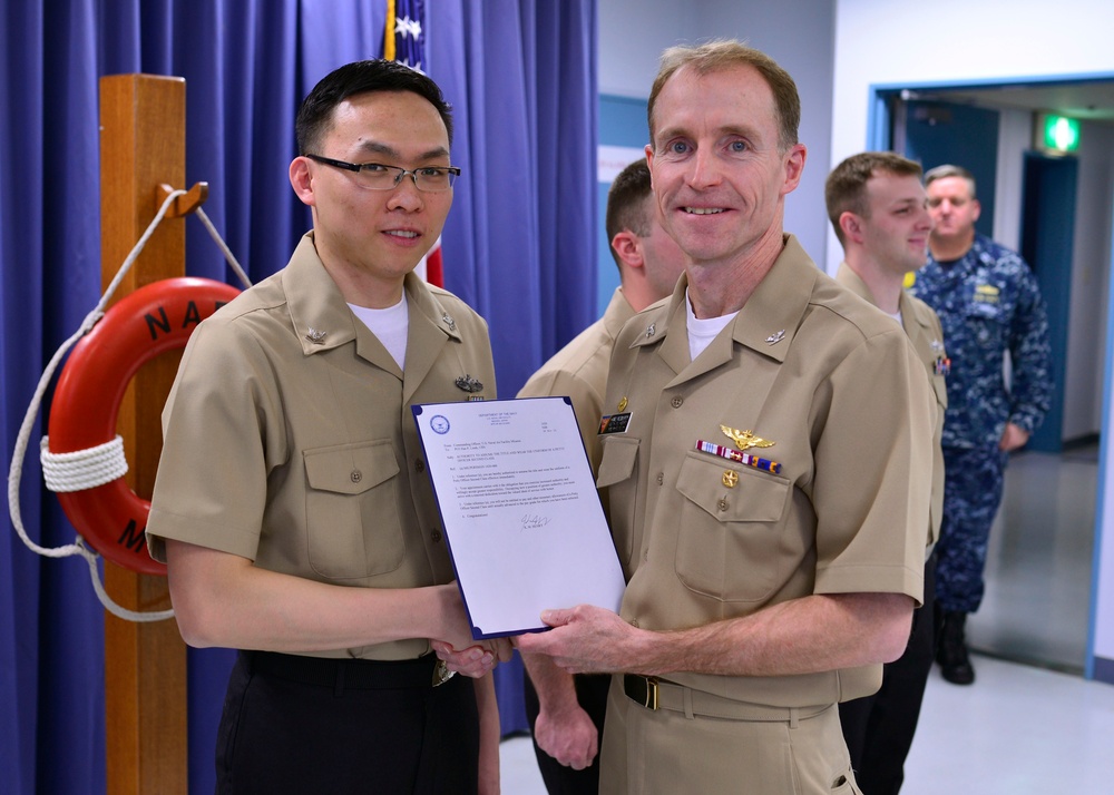 Naval Air Facility Misawa Advancement Ceremony