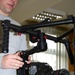 Adjust settings of a camera gimbal