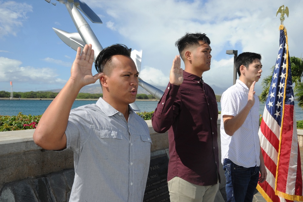 New recruits join the Air Force Reserve