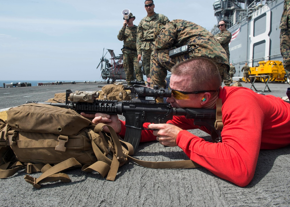 USS Makin Island Participates in Live Fire Exercise