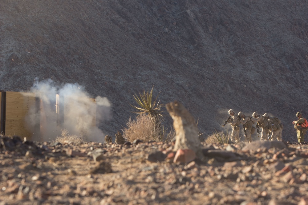 1/2 Marines conduct MOUT training as part of ITX