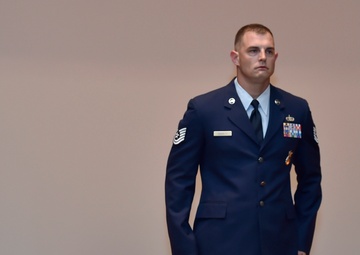 Memorial service honors military working dog