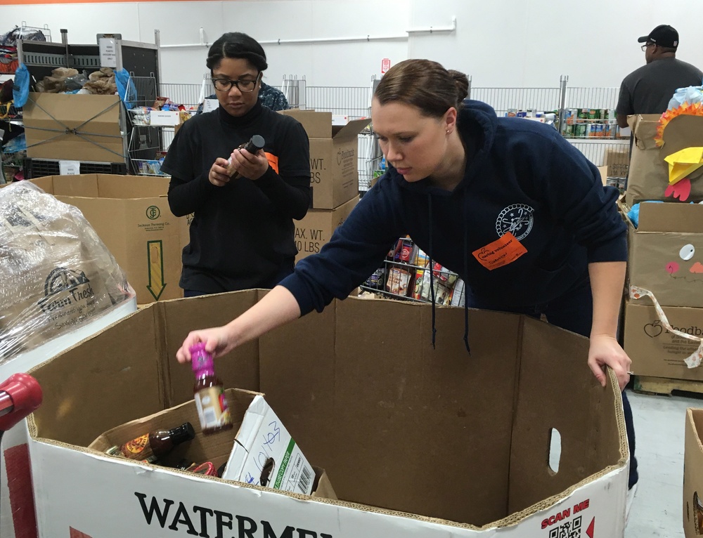NAVSTA Sailors Volunteer at Southeastern Virginia Foodbank