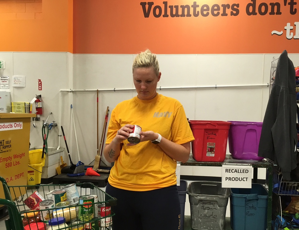 NAVSTA Sailors Volunteer at Southeastern Virginia Foodbank