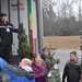 Air Guard Volunteers Help Load Trees for Troops