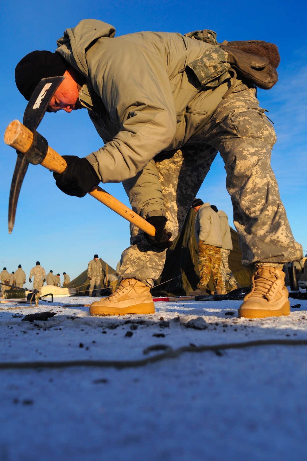 Alaska Soldiers Conduct Cold Weather Training