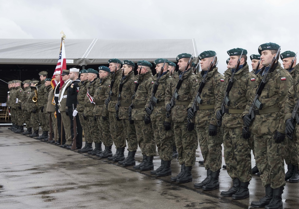 NSF Redzikowo Base Establishment and Change of Command Ceremony