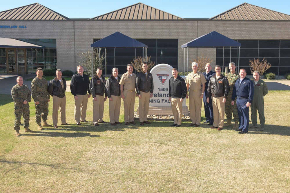 Chief of Navy Reserve Visits NAS Fort Worth JRB