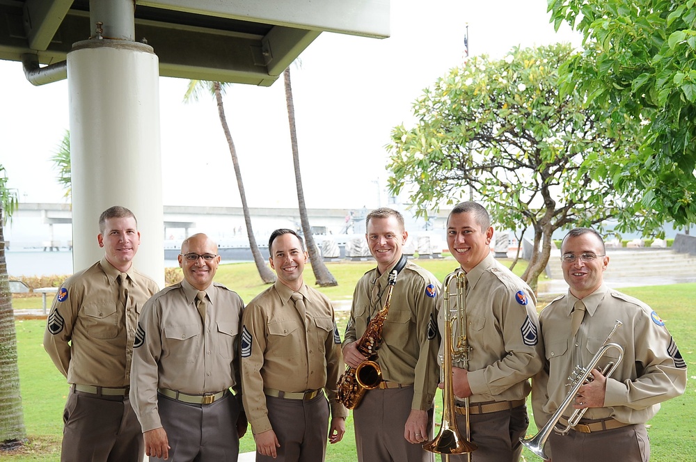 PACAF Band echos the past at WWII Valor in the Pacific National Monument