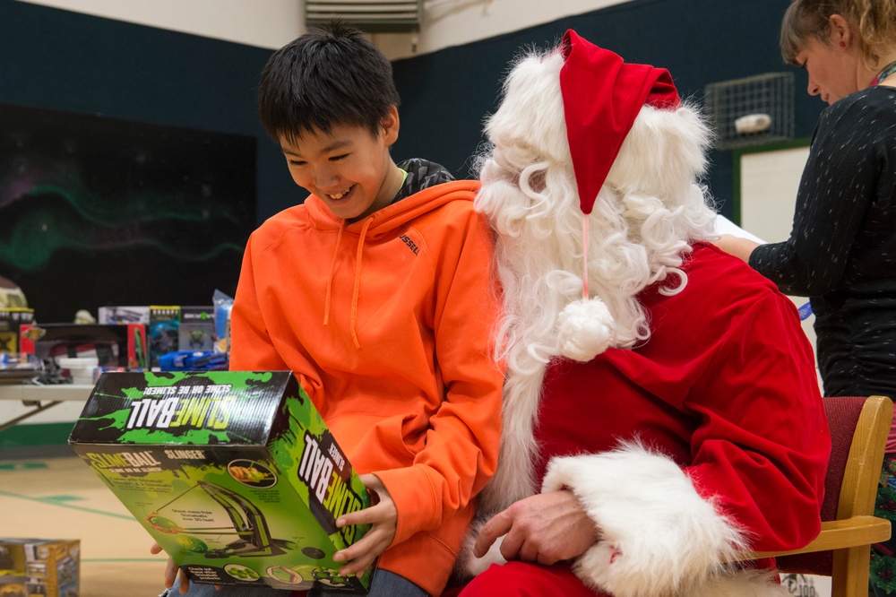 Toys for Tots Marines bring holiday gifts to Northwest Arctic Borough children