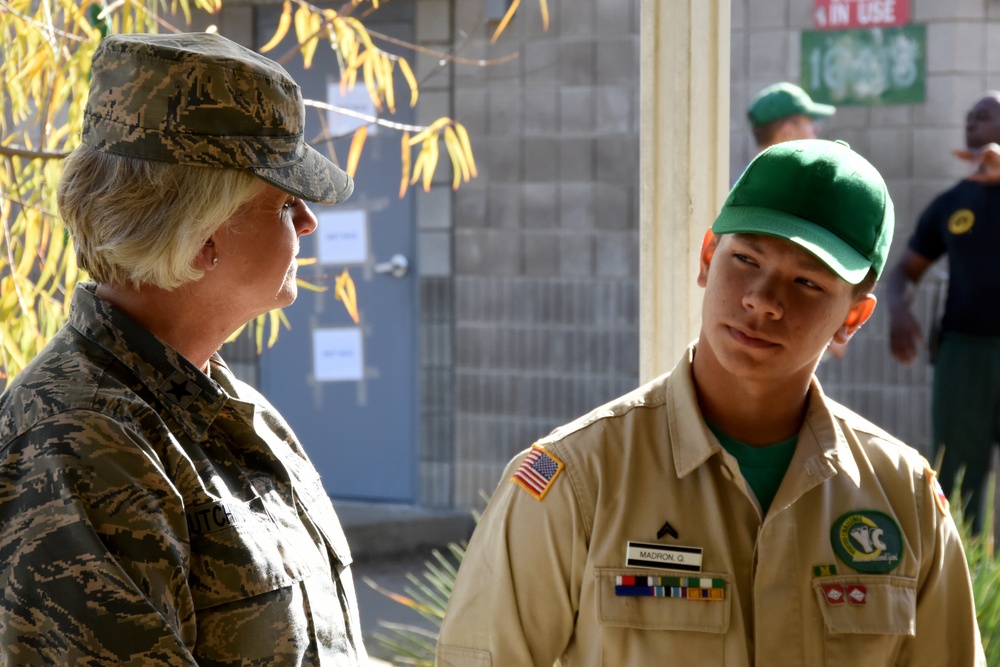 Arkansas National Guard Leaders Visit Youth Challenge Cadets