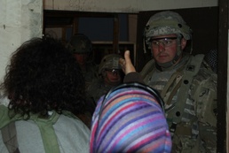 412th Soldiers calm civilians
