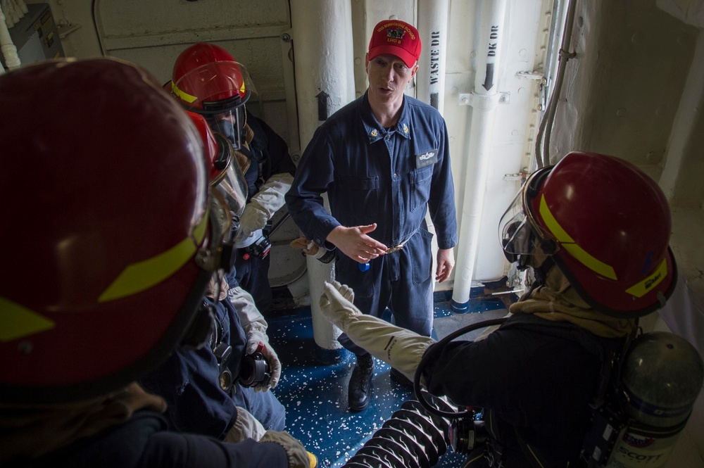 USS Bonhomme Richard (LHD 6) General Quarters Drill