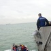 USS Coronado (LCS 4) conducts small boat operations in the South China Sea