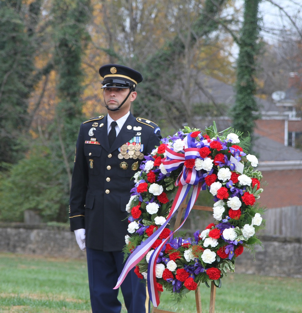 84th Training Command honors President Zachary Taylor in Wreath Laying Ceremony