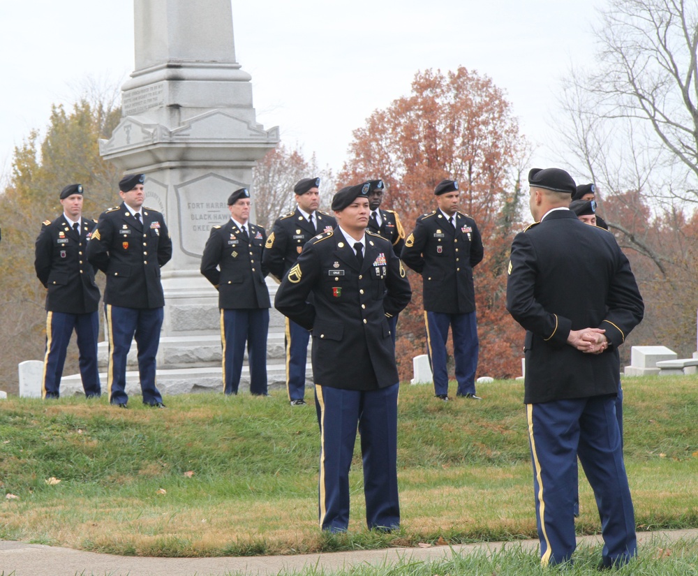 84th Training Command honors President Zachary Taylor in Wreath Laying Ceremony