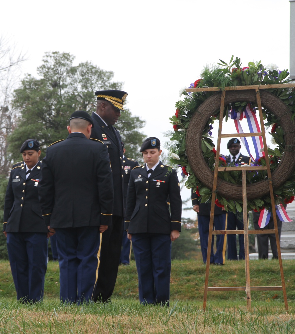 84th Training Command honors President Zachary Taylor in Wreath Laying Ceremony