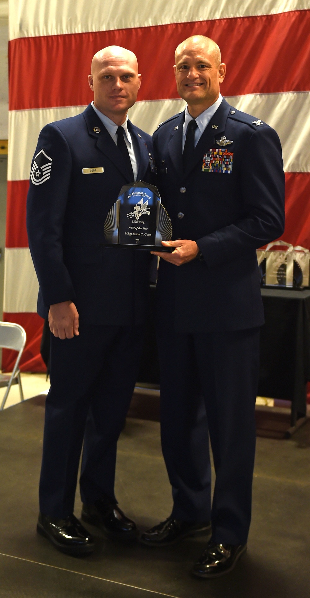 Coop wins 132d Wing NCO of the Year Award Coop wins 132d Wing NCO of the Year Award