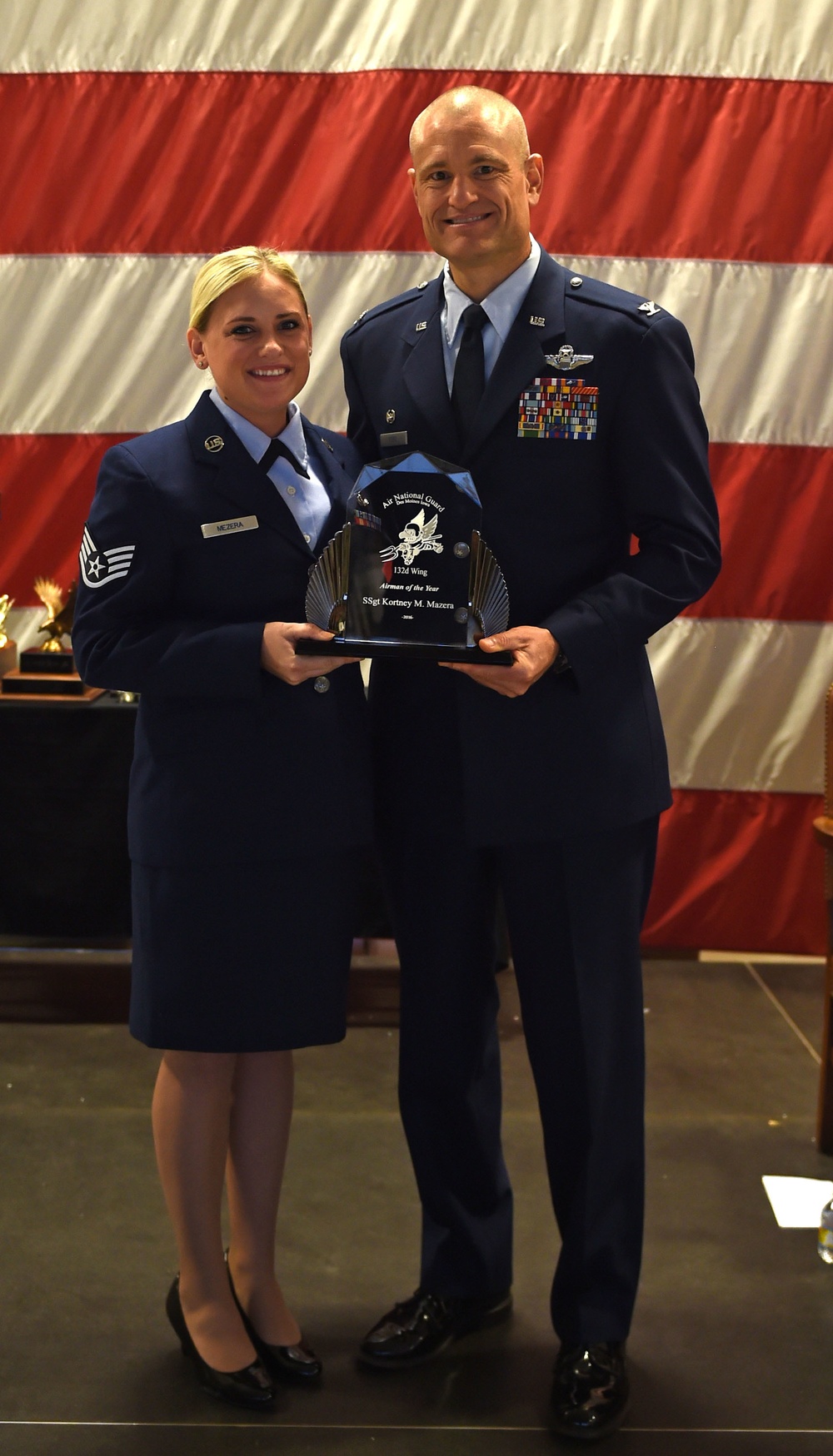 Mazera wins 132d Airman of the Year Mazera wins 132d Airman of the Year