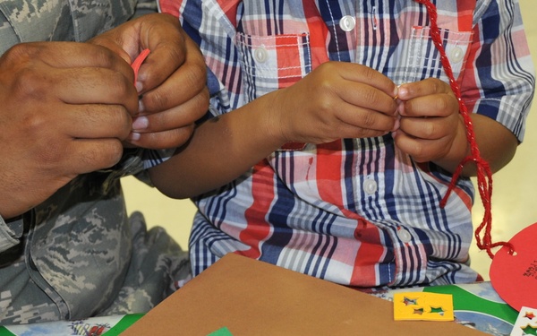 Military members, families enjoy Holiday party