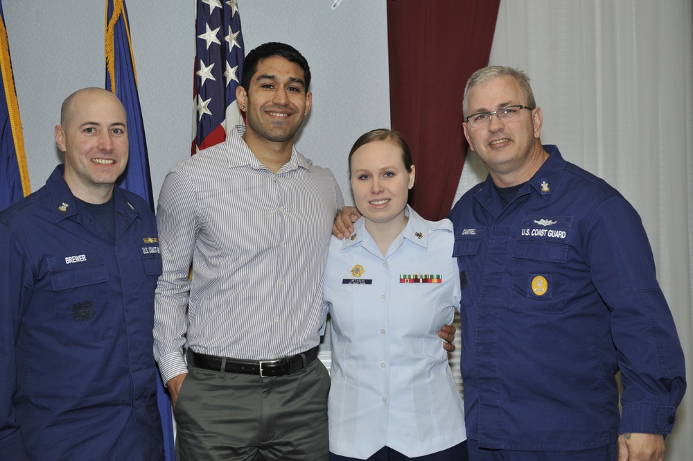 Coast Guard Reservist Promoted to 2nd Class Petty Officer