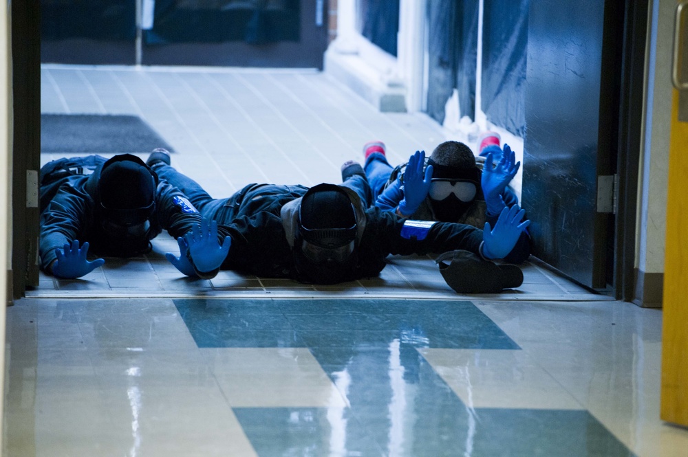 446 teams up to perform Active Shooter exercise