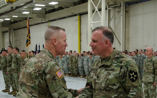 81st SBCT associates with the 7th ID in re-patching ceremony