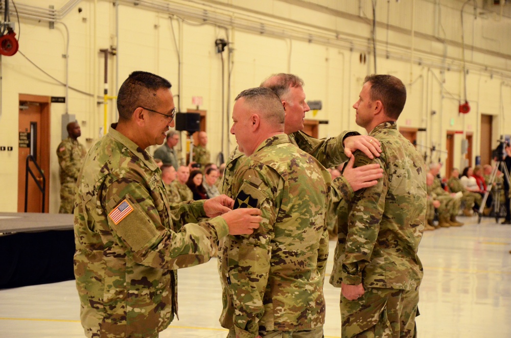 81st SBCT associates with the 7th ID in re-patching ceremony