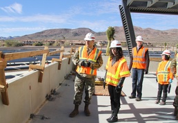 Senior leaders visit Fort Irwin hospital project