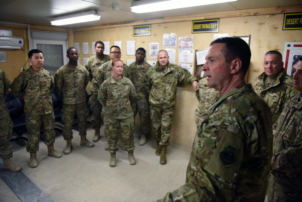General Lengyel Afghanistan Troop Visit