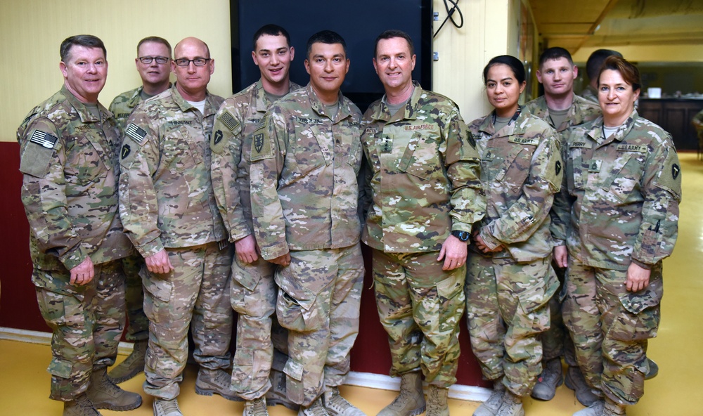 General Lengyel Afghanistan Troop Visit