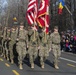 U.S. Marines march in military parade on Romanian National Day
