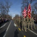 U.S. Marines march in military parade on Romanian National Day