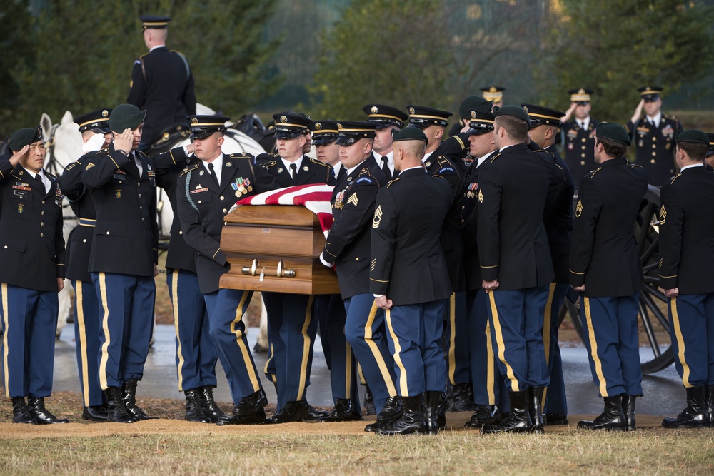 Graveside Service for  U.S. Army Staff Sgt. Kevin J. McEnroe in Arlington National Cemetery