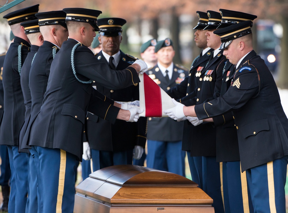 Graveside Service for  U.S. Army Staff Sgt. Kevin J. McEnroe in Arlington National Cemetery