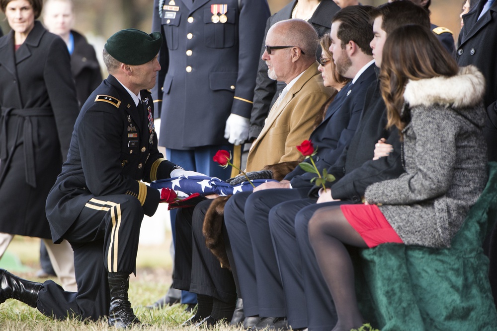 Graveside Service for  U.S. Army Staff Sgt. Kevin J. McEnroe in Arlington National Cemetery