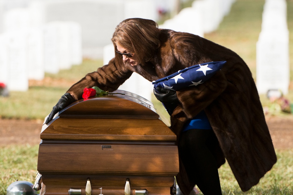 Graveside Service for  U.S. Army Staff Sgt. Kevin J. McEnroe in Arlington National Cemetery