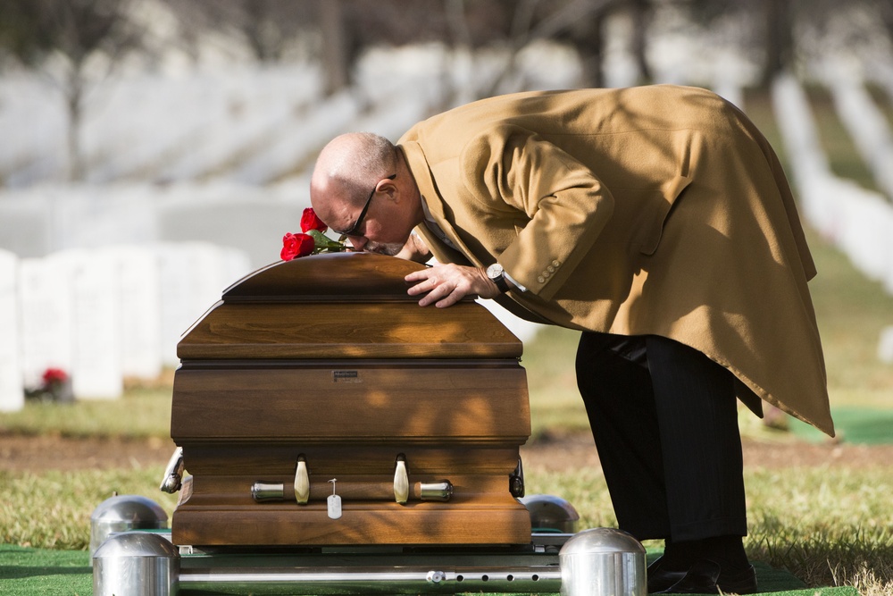 Graveside Service for  U.S. Army Staff Sgt. Kevin J. McEnroe in Arlington National Cemetery