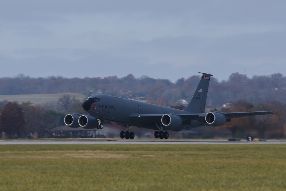 126th Air Refueling Wing launches Black Letter Flight
