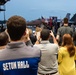 College Basketball Teams Tour USS Stennis during Pearl Harbor 75th Commemoration